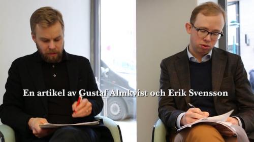 Gustaf Almkvist och Erik Svensson om artikeln "Orsakande, tillräknande och luftstrupstransplantationer"